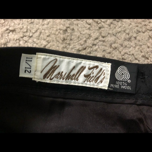 Marshall Fields 100% Pure Wool Skirt Sz 11/12 Vintage Elegance Straight - Picture 6 of 10